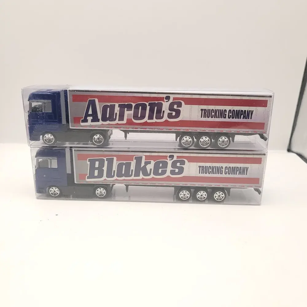 Swibco Trucking Company Toy Semi Truck Set of 10 New in package Gray Blue